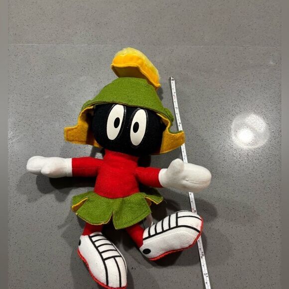 Vintage Looney Tunes Marvin the Martian 1997 Stuffed Doll Toy 12" ACE Plush - Picture 2 of 4